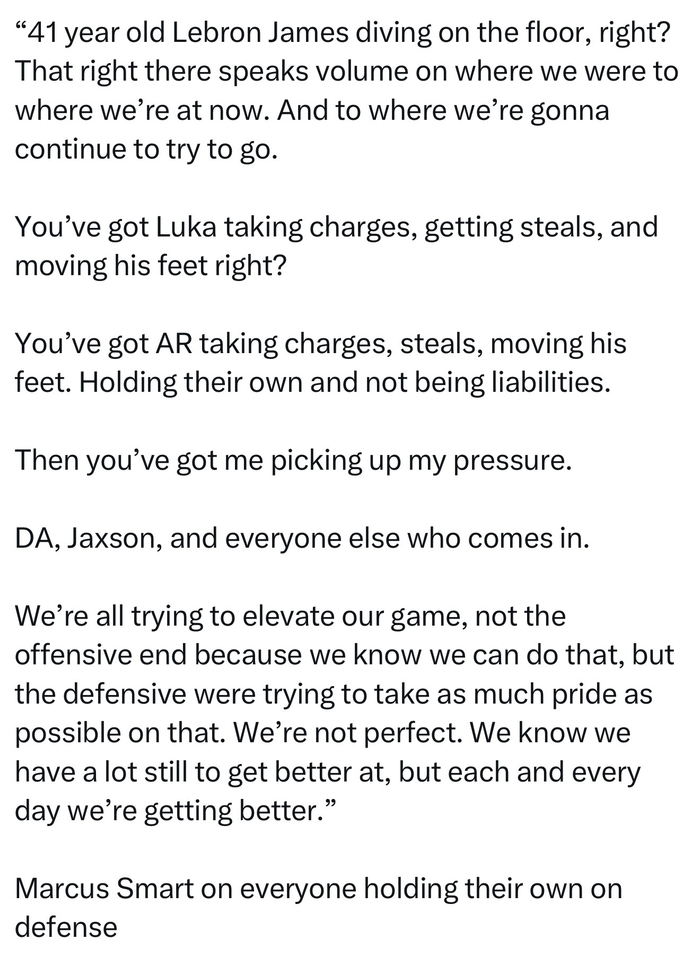 湖人防守担当凸显：詹姆斯飞身救球，卢卡AR全力